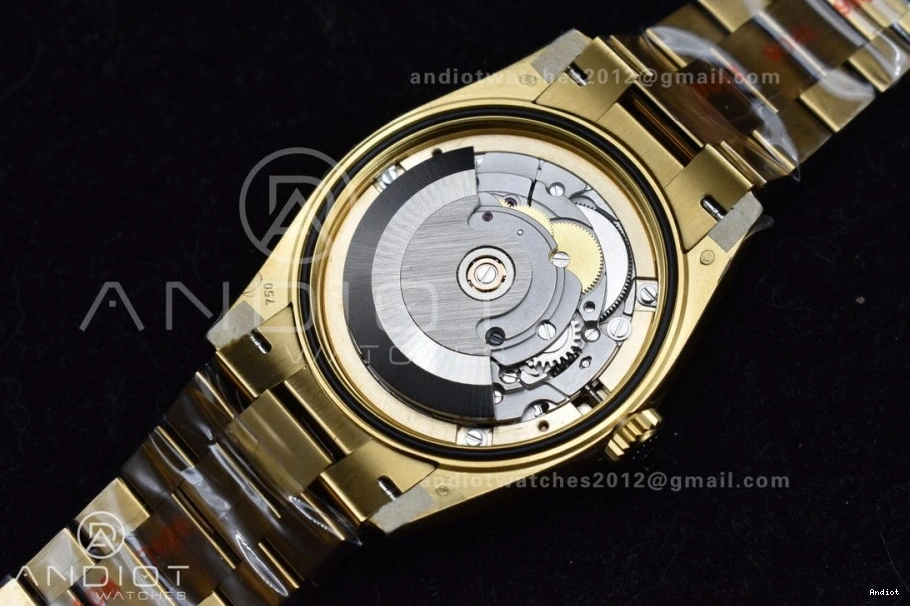 Best Edition Carnelian on Dial Date Red Bracelet YG 36 1:1 A2836 YG Day RAF 1202